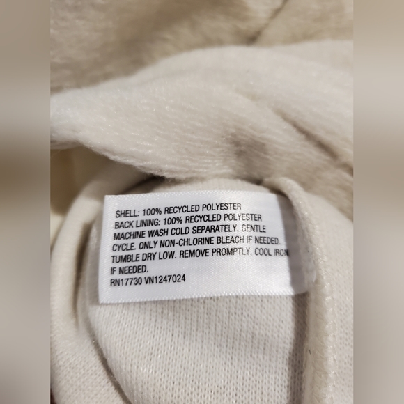 Women's Utility Shacket - Ava & Viv Cream 1X - Picture 8 of 9